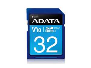 کارت حافظه ای دیتا مدل ADATA Premier SDHC Card UHS-I Class 10 V10 32GB 100MB/s